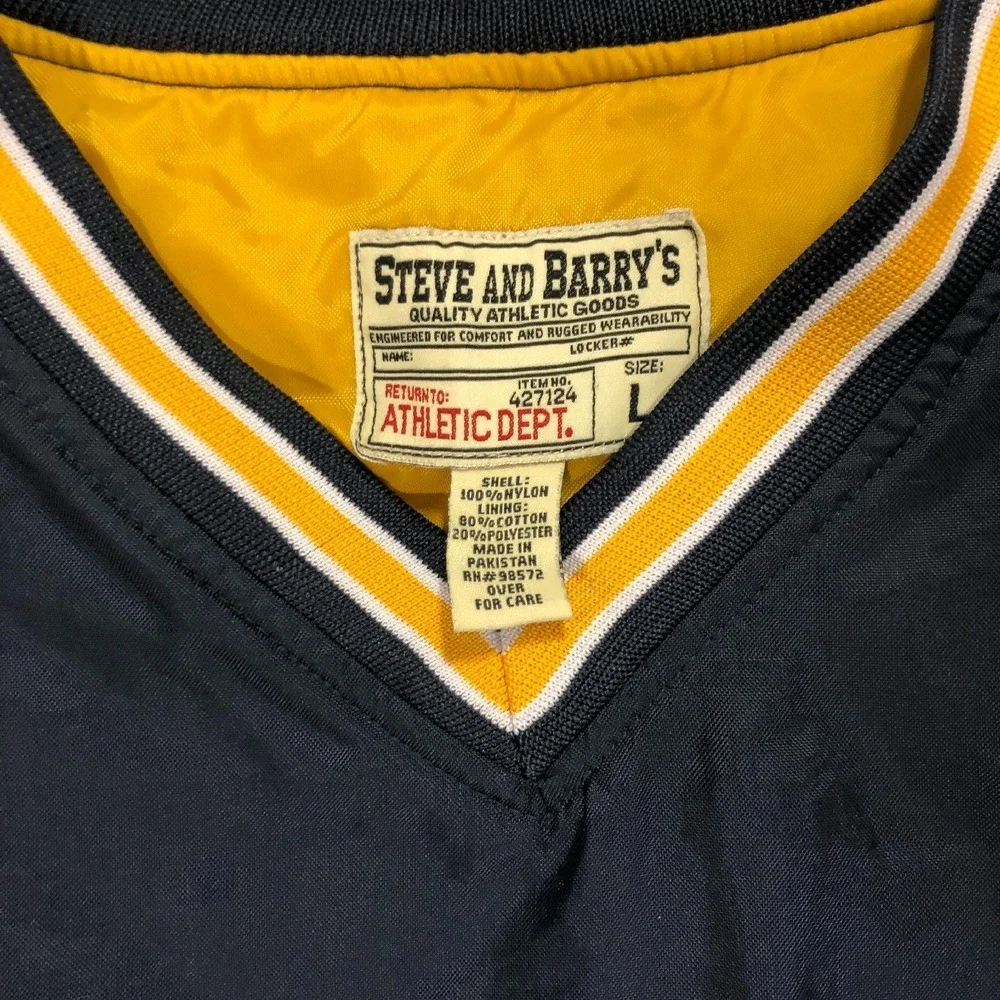Steve and Barry's Golf Pullover‎ Windbreaker V-Neck Jacket Lightweight Large